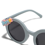 HAPPY GIRL APPLIQUE SUNGLASSES