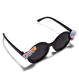 HAPPY GIRL APPLIQUE SUNGLASSES
