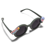 HAPPY GIRL APPLIQUE SUNGLASSES