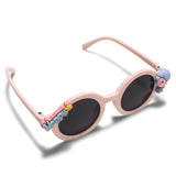 HAPPY GIRL APPLIQUE SUNGLASSES