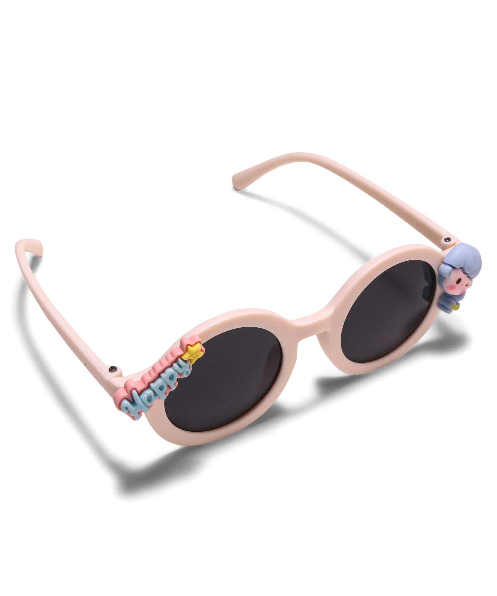 HAPPY GIRL APPLIQUE SUNGLASSES