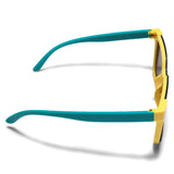 SQUARE SHAPE HALF FRAME SUNGLASSES
