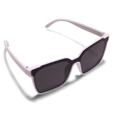 SQUARE SHAPE HALF FRAME SUNGLASSES
