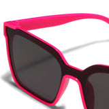 SQUARE SHAPE HALF FRAME SUNGLASSES
