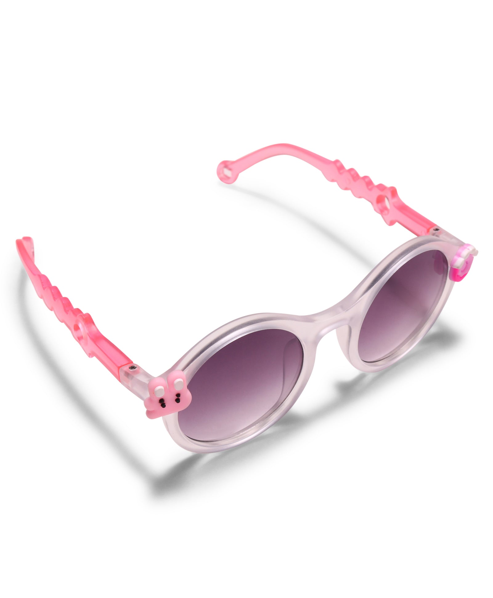 CARTOON APPLIQUE ROUND SUNGLASSES