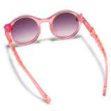 CARTOON APPLIQUE ROUND SUNGLASSES