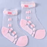 Pack of 3 Bow Design Socks - Multicolor