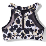 LITTLE LEOPARD SPLASH 2 PIECE SWIMSUIT - BLACK