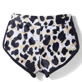 LITTLE LEOPARD SPLASH 2 PIECE SWIMSUIT - BLACK