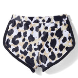 LITTLE LEOPARD SPLASH 2 PIECE SWIMSUIT - BLACK
