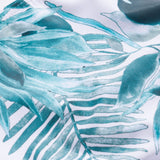 TROPICAL TEAL RUFFLED 2 PIECE SWIMSUIT - GREEN