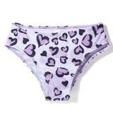 HALTER NECK HEART PRINTED 2 PIECE SWIMSUIT - PURPLE