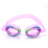 RAINBOW PRINT SWIMMING GOGGLES - PURPLE