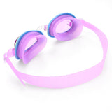 RAINBOW PRINT SWIMMING GOGGLES - PURPLE