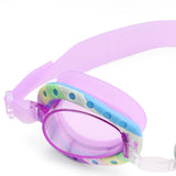 RAINBOW PRINT SWIMMING GOGGLES - PURPLE