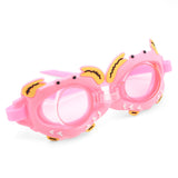 ROUND SHAPE CRAB DESIGN SWIMMING GOGGLES - PINK