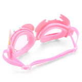 ROUND SHAPE CRAB DESIGN SWIMMING GOGGLES - PINK