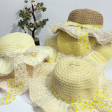 KNOT BOW APPLIQUE SUMMER HAT