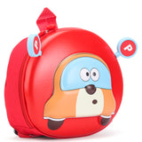 Car Design 3D Hard Case Backpack - Red