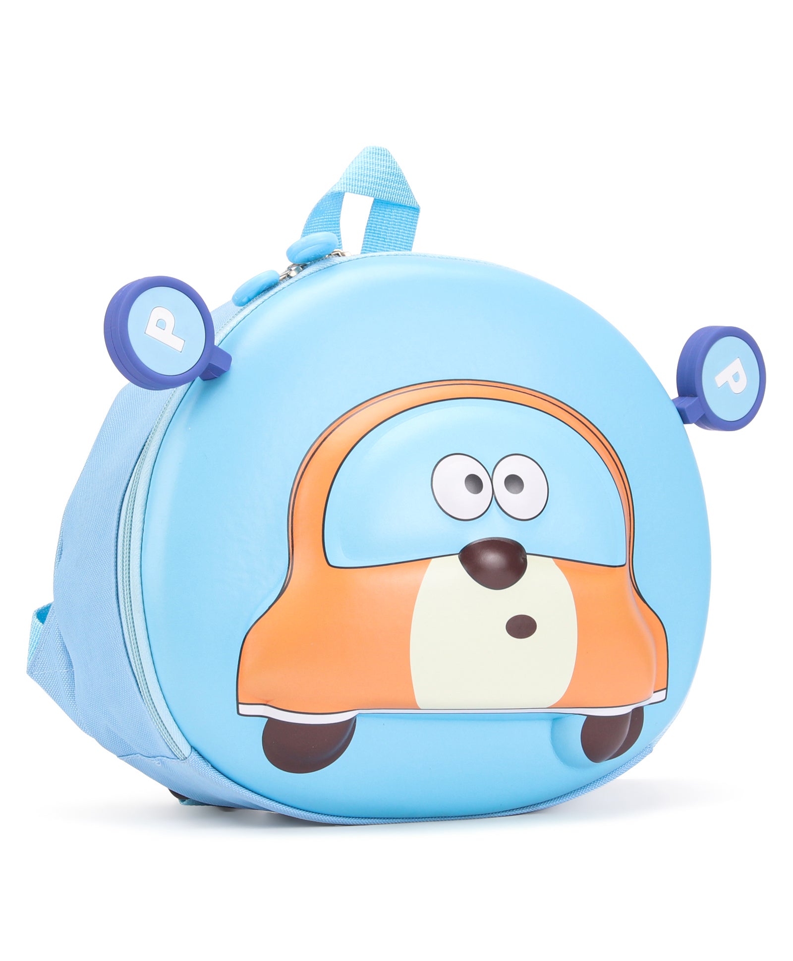 Car Design 3D Hard Case Backpack - Blue