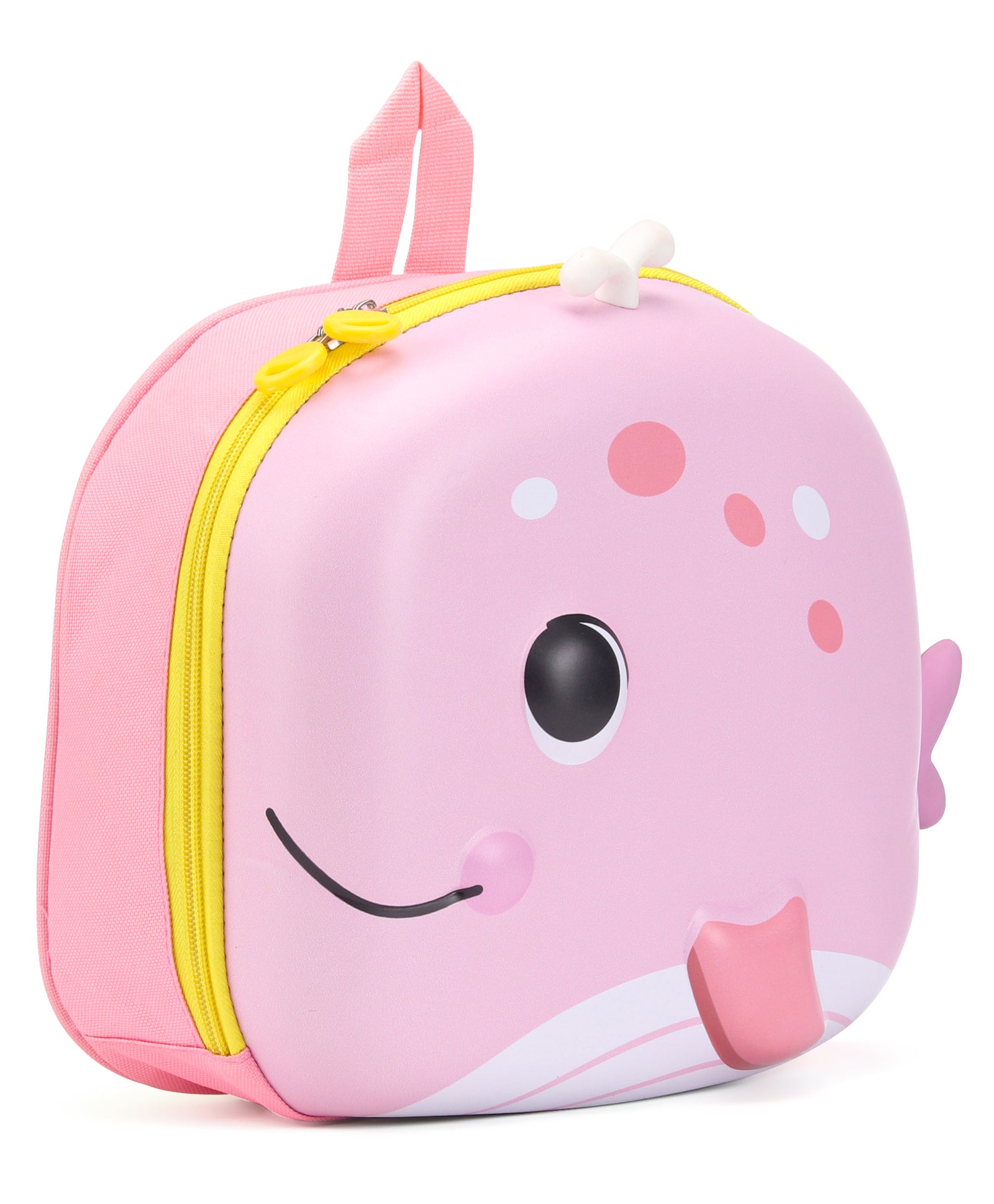 Fish Design 3D Hard Case Backpack - Pink