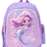 Mermaid 3D Hard Case Backpack - Purple