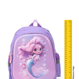 Mermaid 3D Hard Case Backpack - Purple