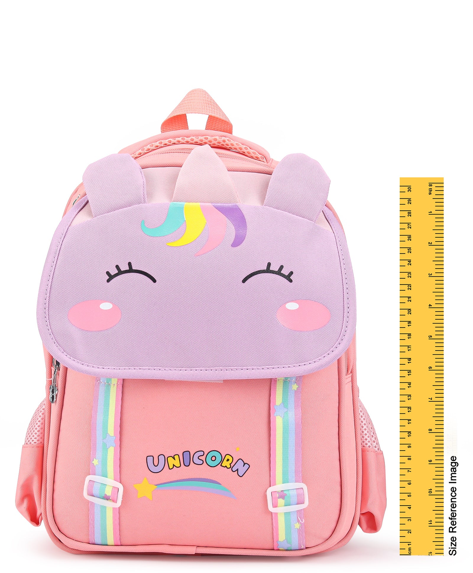 Unicorn Design Backpack - Peach