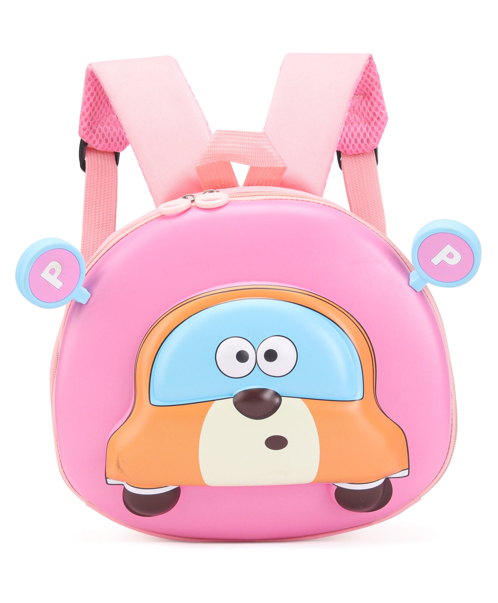 Car Design 3D Hard Case Backpack - Pink