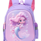 Mermaid 3D Hard Case Backpack - Purple