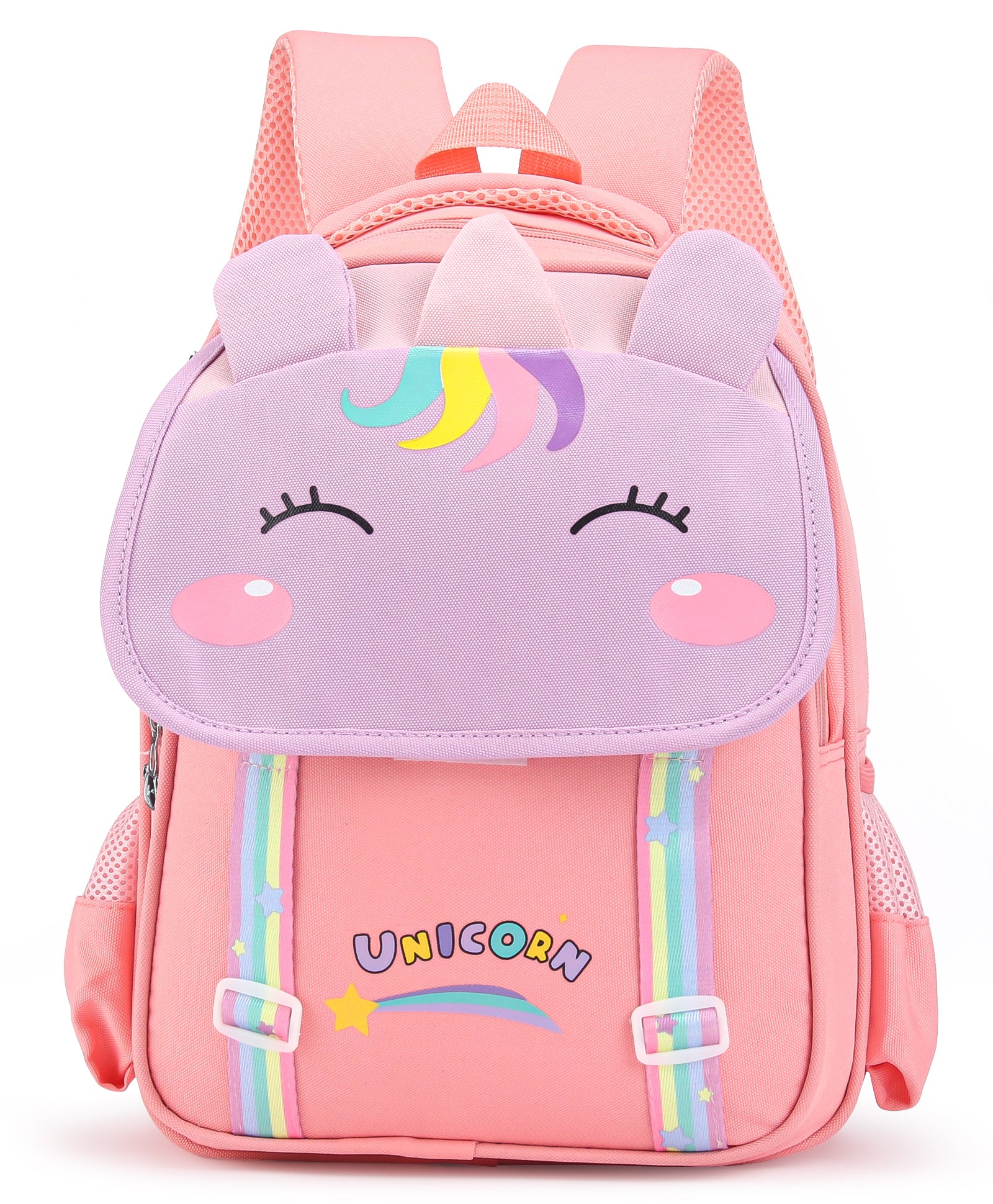 Unicorn Design Backpack - Peach