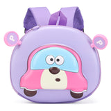 Car Design 3D Hard Case Backpack - Purple