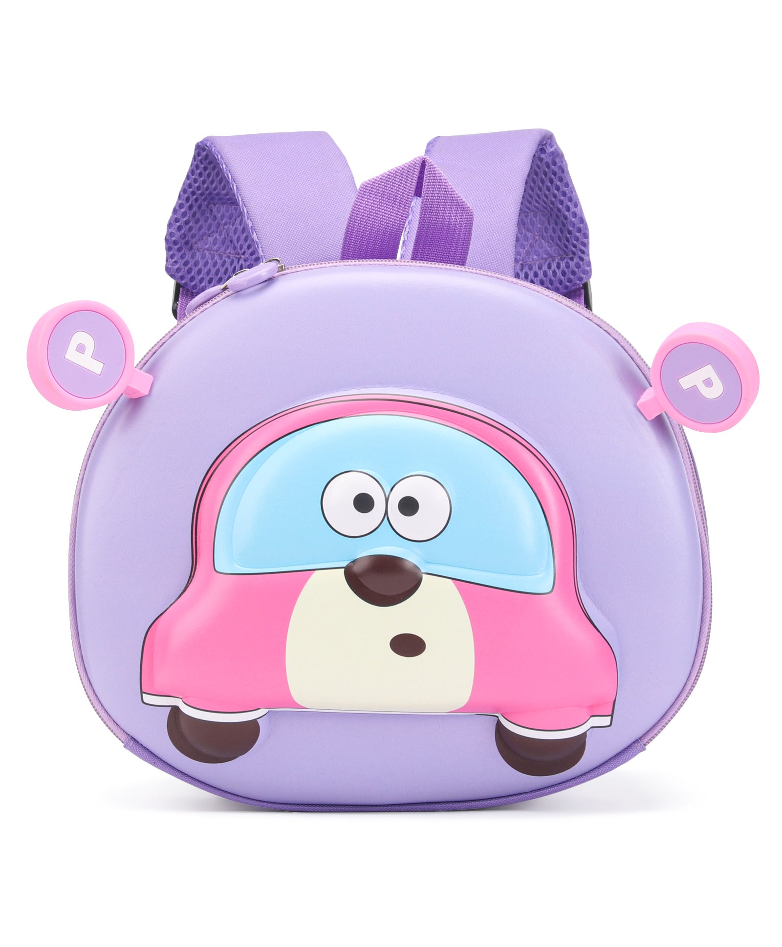 Car Design 3D Hard Case Backpack - Purple