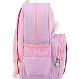 Aqua Print Double Pocket Backpack - Purple