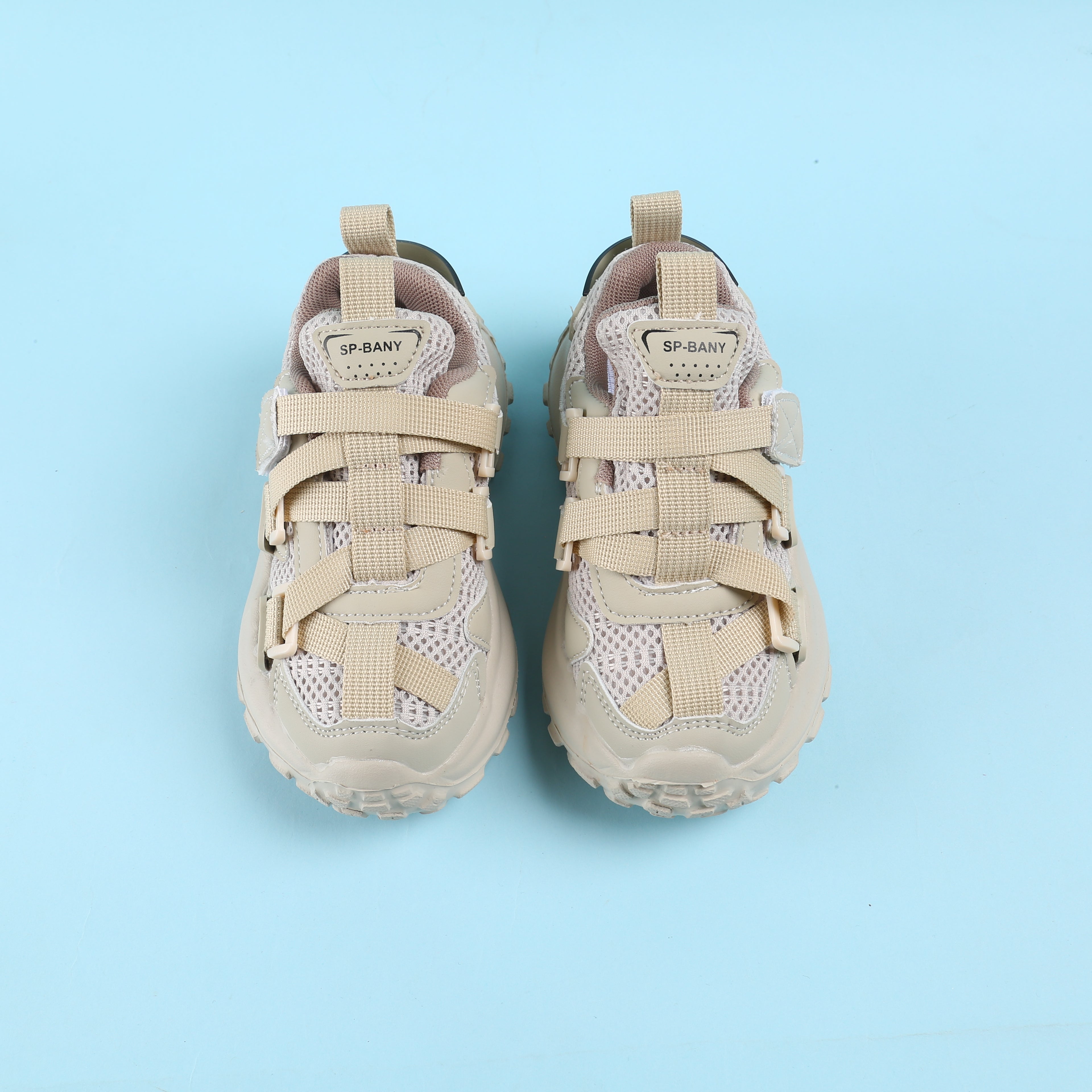 Light Weight Low Top Sneakers - Beige