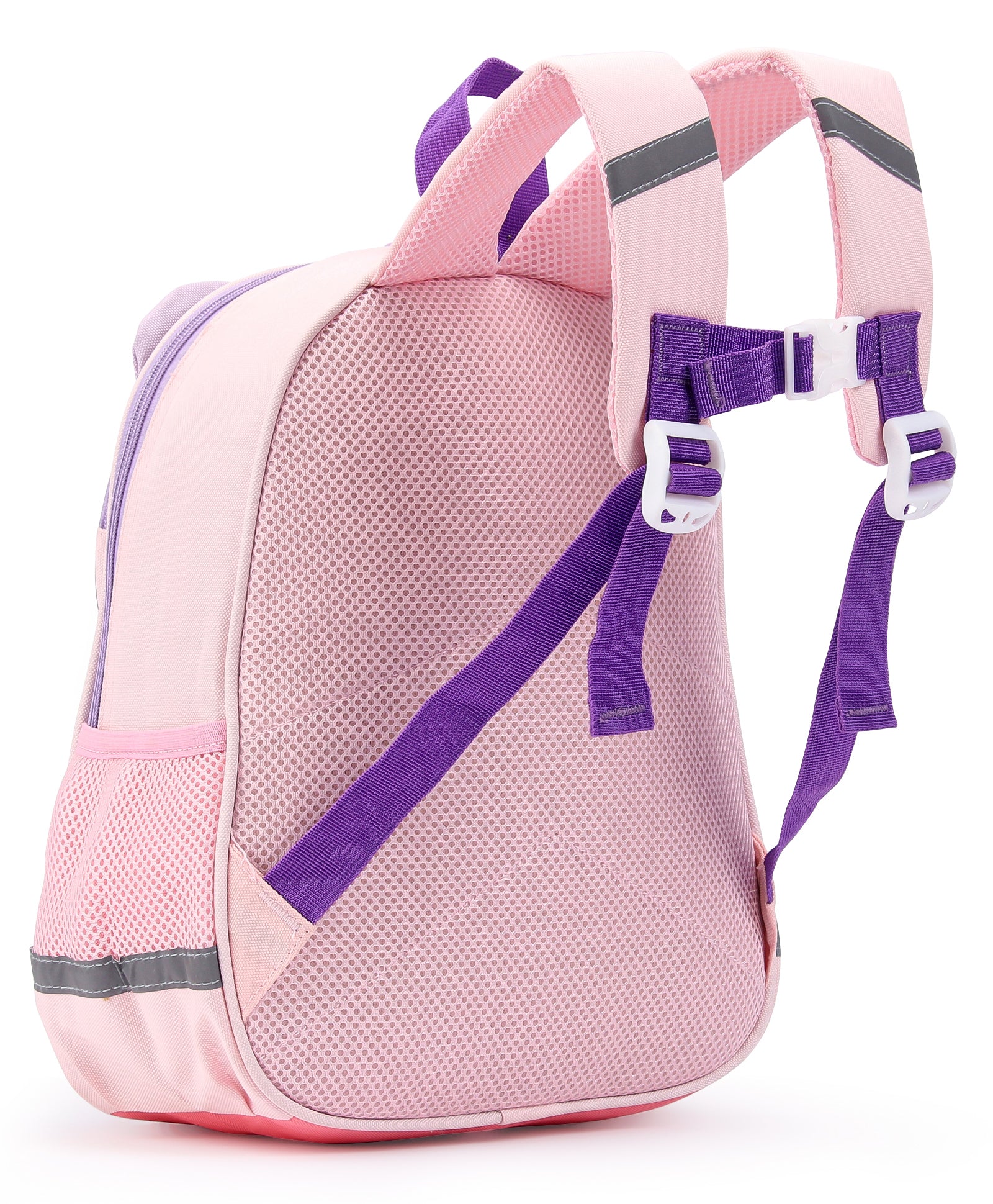 Teddy Design Front Pocket Backpack - Purple