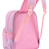 Aqua Print Double Pocket Backpack - Purple