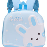 Rabbit Design 3D Hard Case Backpack - Blue
