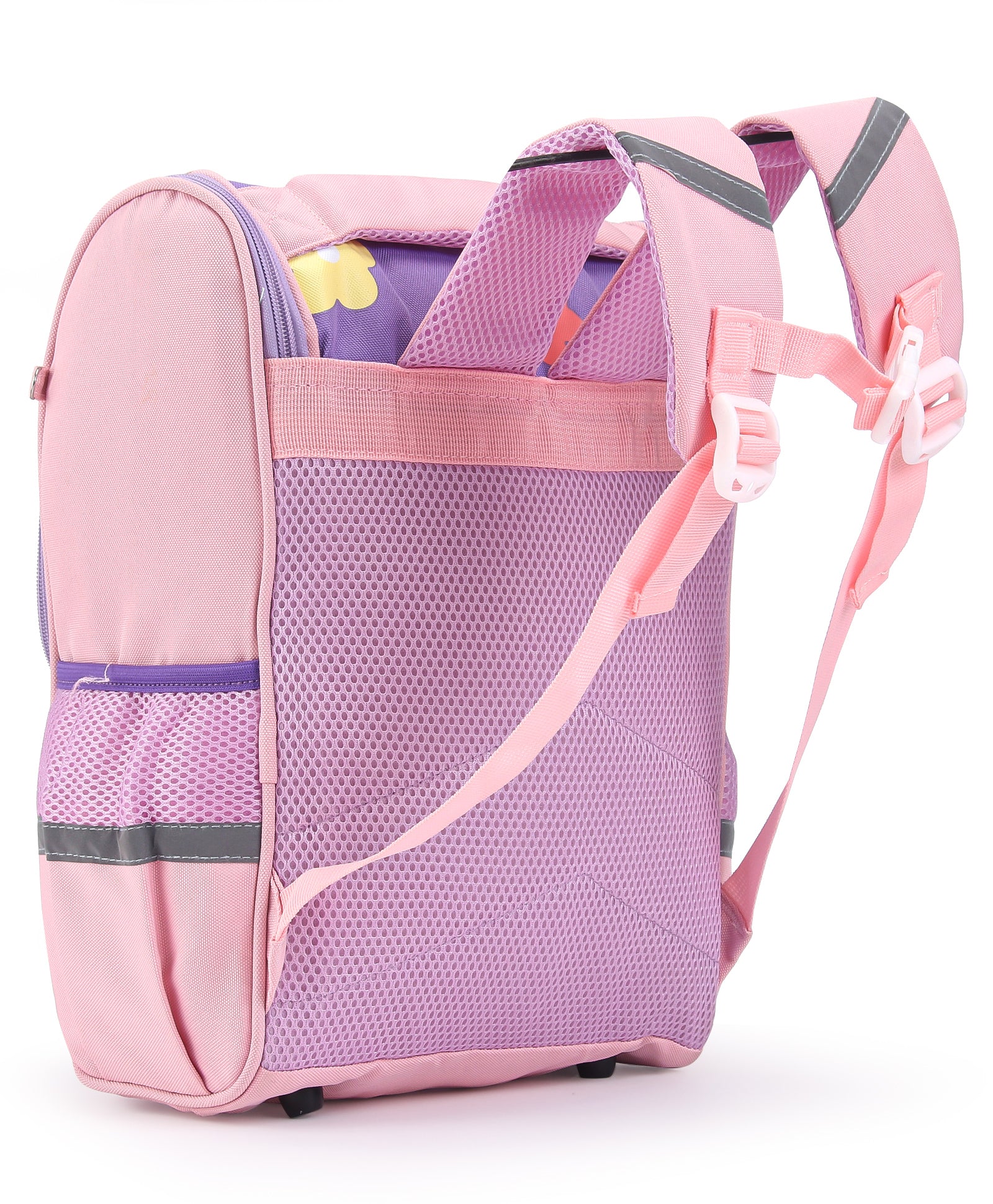 Cat Print Backpack - Pink