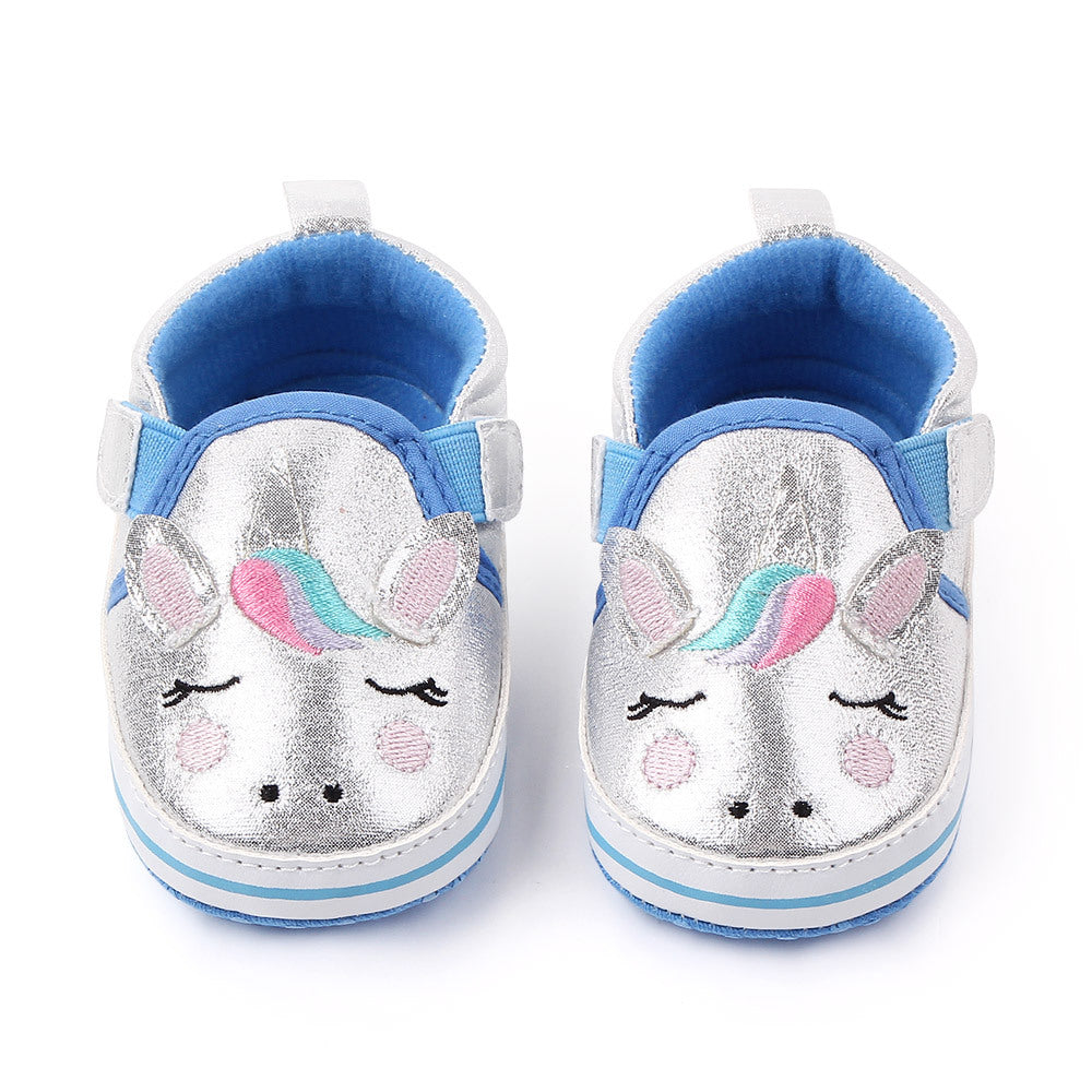 UNICORN FACE BOOTIES - SILVER