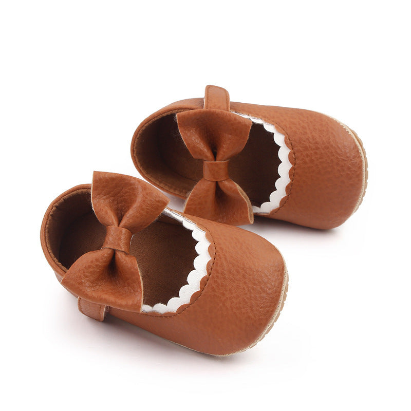FRILL DETAILED VECRO CLOSURE SANDAL STYLE BOOTIES - BROWN