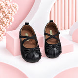 ELEGANCE CRISS-CROSS MARY JANE - BLACK