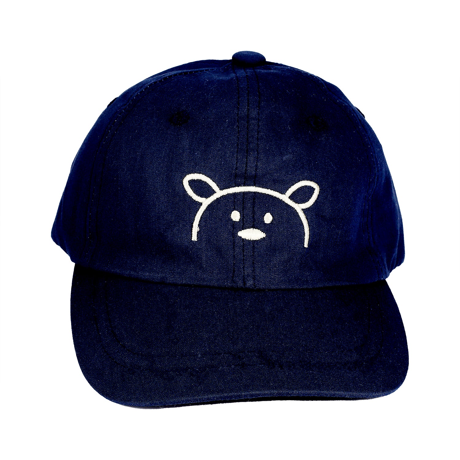 BUNNY EMBROIDERED CAP - NAVY