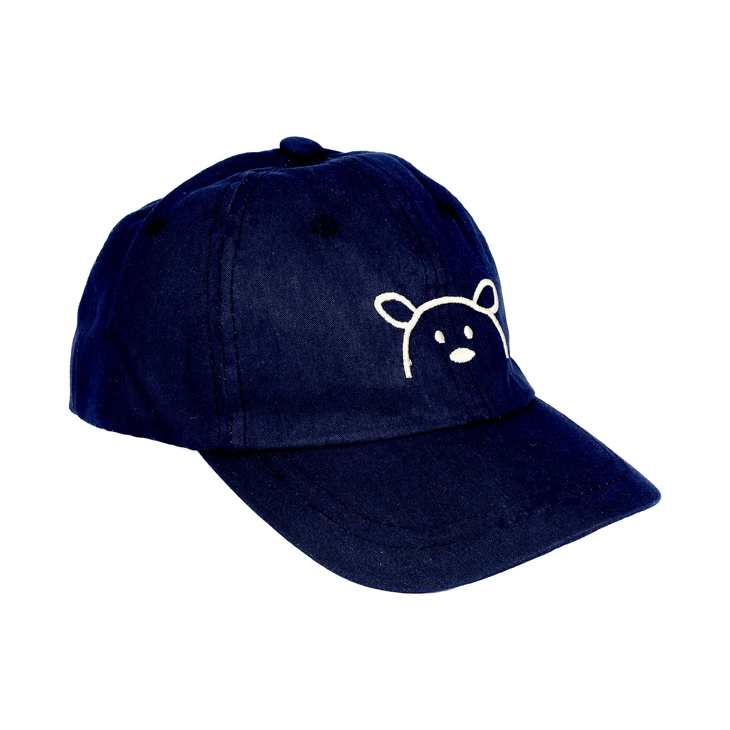 BUNNY EMBROIDERED CAP - NAVY