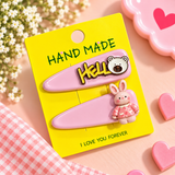 HELLO KOREAN SET OF 2 HAIR CLIPS