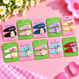 BEAR KOREAN SET OF 2 HAIR CLIPS