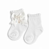 PACK OF 2 BOW & KNOT DETAILED ANKLE LENGTH SOCKS - MULTICOLOR
