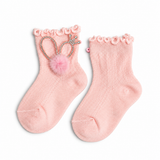 PACK OF 3 BOW & CHARM DETAILED ANKLE LENGTH SOCKS - MULTICOLOR
