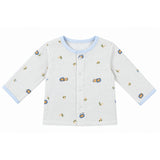 LION PRINTED DOUBLE LAYER MUSLIN NIGHTSUITS WITH LINING - LIGHT GREY