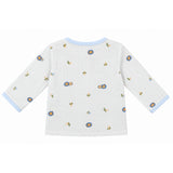 LION PRINTED DOUBLE LAYER MUSLIN NIGHTSUITS WITH LINING - LIGHT GREY
